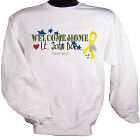 Welcome Home Personalized Military Sweatshirt